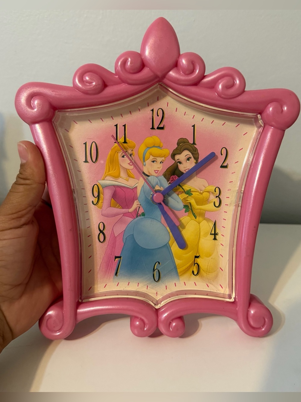 Vintage Disney Princess Clock